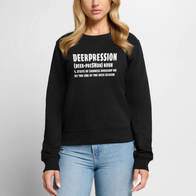 DEER HUNTING: Deerpression definition Frauen Premium Bio Pullover