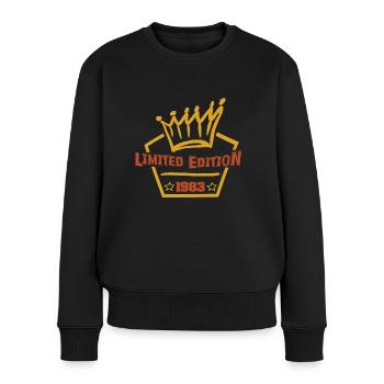 1983 - Women's Premium Organic Jumper - black - Front - Julia (174cm)