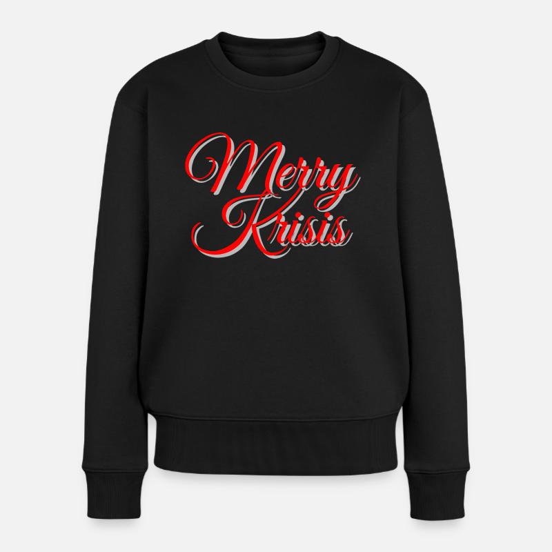 Joyeux Krisis - Pull Premium bio Femme - noir