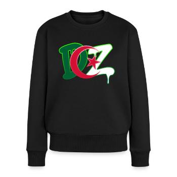 DZ Algérie - Pull Premium bio Femme - noir - Devant - Julia (174cm)