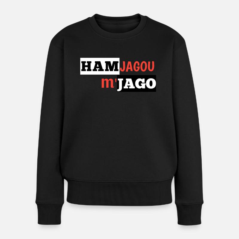 Mjago - Pull Premium bio Femme - noir