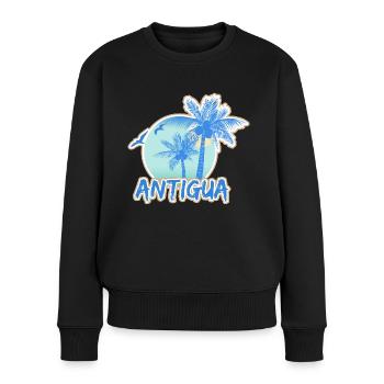 Holidays Antigua - Women's Premium Organic Jumper - black - Front - Julia (174cm)