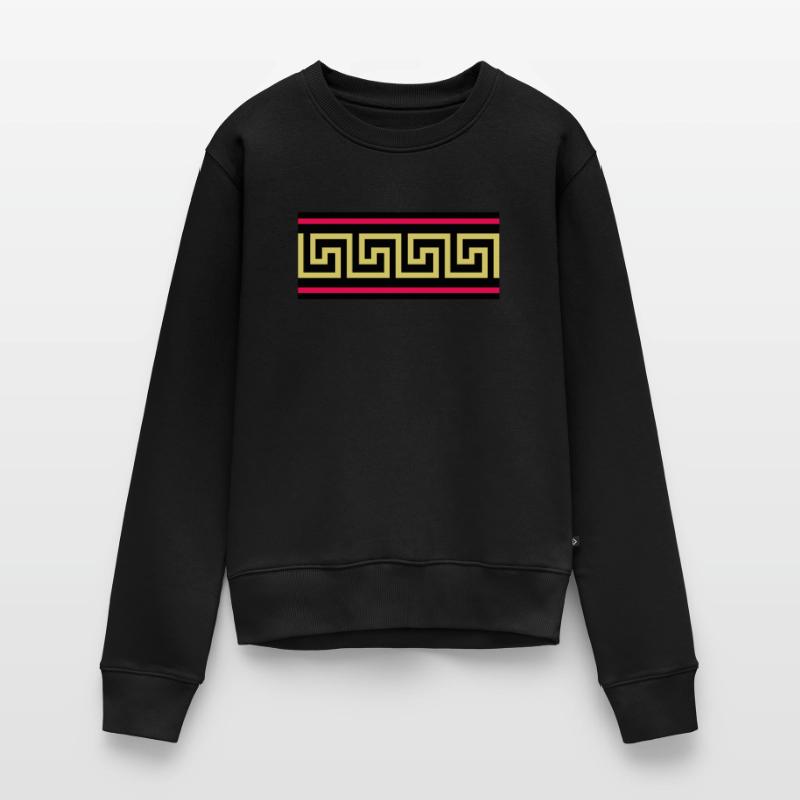 Mäander Frauen Premium Bio Pullover