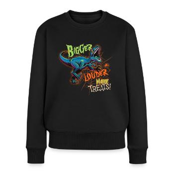Jurassic World Raptor Bigger Louder More Treats - Pull Premium bio Femme - noir - Devant - Julia (174cm)