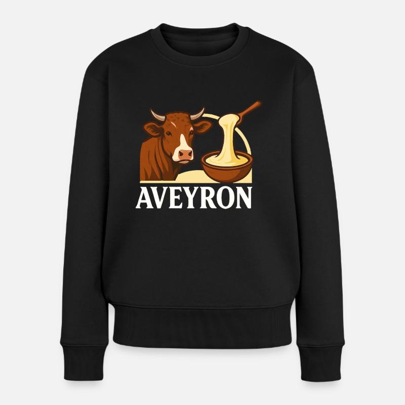 Aveyron 12 Occitanie - Pull Premium bio Femme - noir