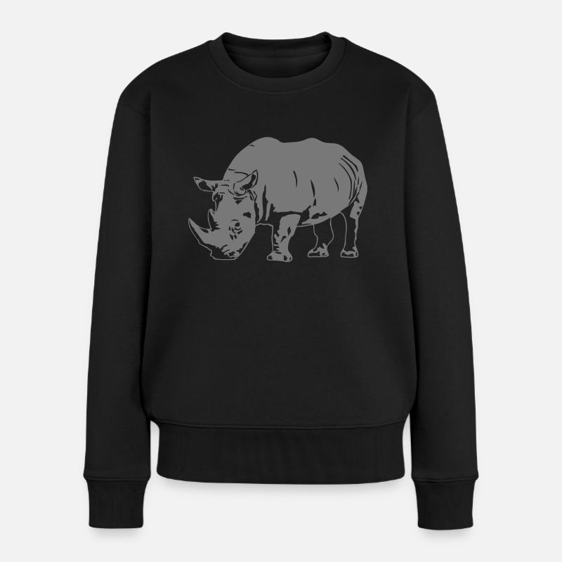 Rhino - Pull Premium bio Femme - noir