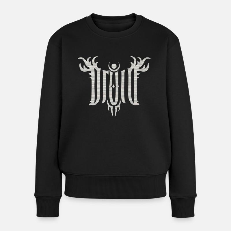 Druid - Frauen Premium Bio Pullover - Schwarz