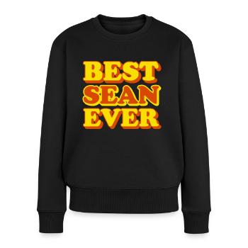 Lustiges Geschenk mit Vornamen Sean - Frauen Premium Bio Pullover - Schwarz - Vorne - Julia (174cm)