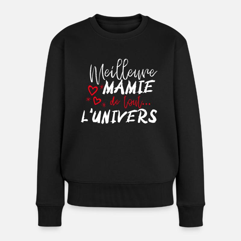 Meilleure mamie de tout l'univers - Pull Premium bio Femme - noir