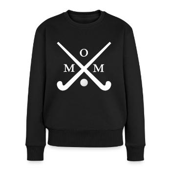 feldhockey hockey hockey hockey-maman joueur de hockey - Pull Premium bio Femme - noir - Devant - Julia (174cm)