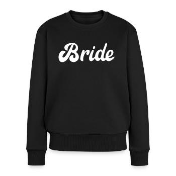Bride - Frauen Premium Bio Pullover - Schwarz - Vorne - Julia (174cm)