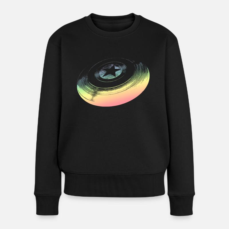 Frisbee - Pull Premium bio Femme - noir