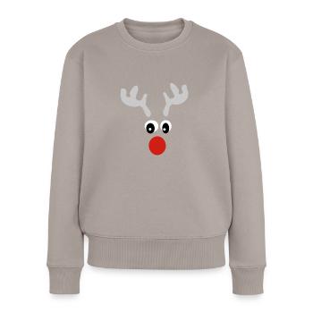 renne - Pull Premium bio Femme - taupe - Devant - Julia (174cm)