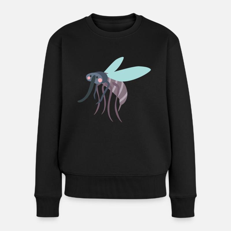 Moskito - Frauen Premium Bio Pullover - Schwarz