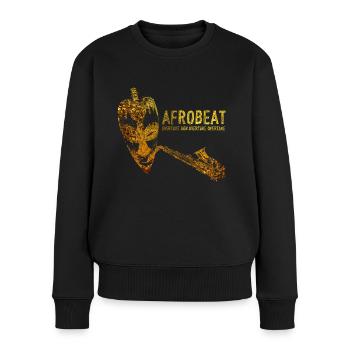 Afrobeat - Pull Premium bio Femme - noir - Devant - Julia (174cm)
