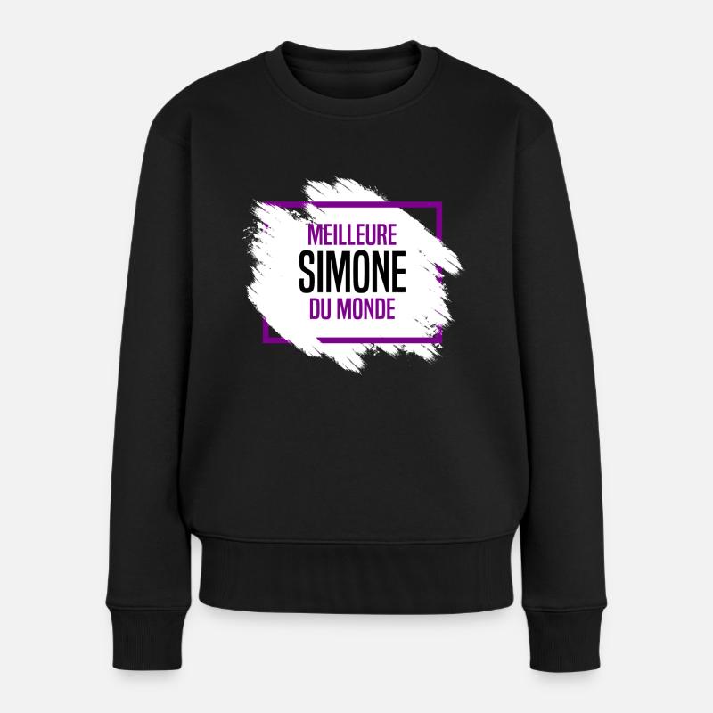 Simone - Pull Premium bio Femme - noir