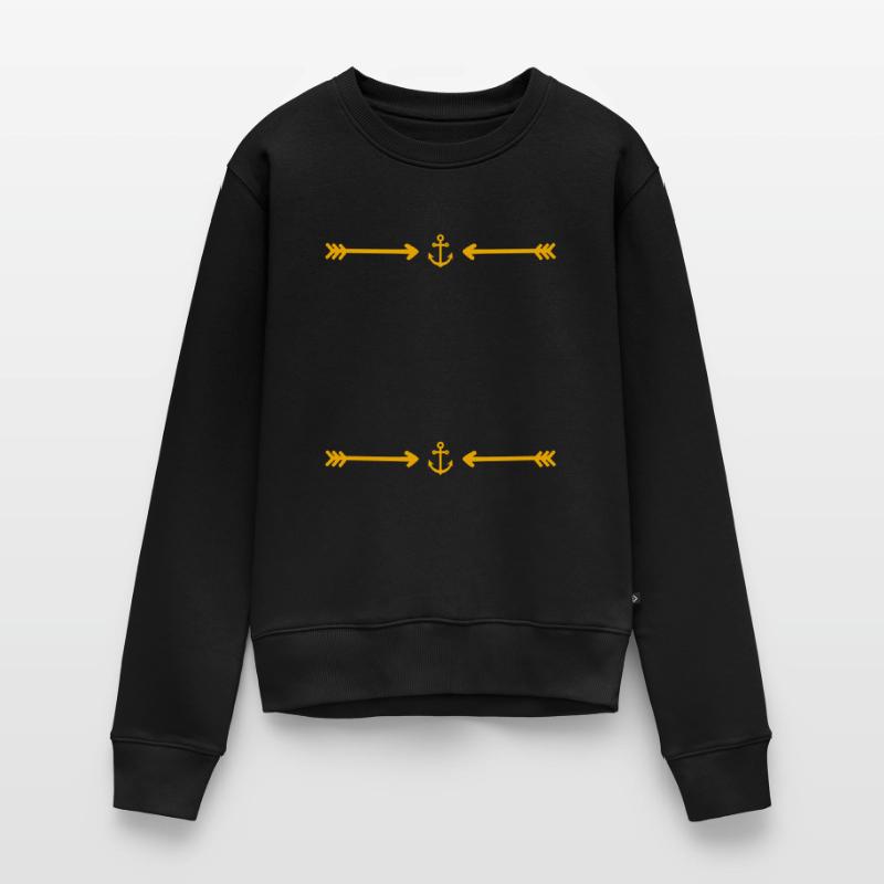 Anchor - Frame - Pattern Women's Premium Organic Jumper