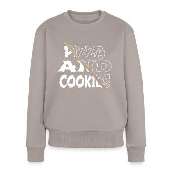 humor chef funny tshirts bake bakery teach awesome - Frauen Premium Bio Pullover - Taupe - Vorne - Julia (174cm)