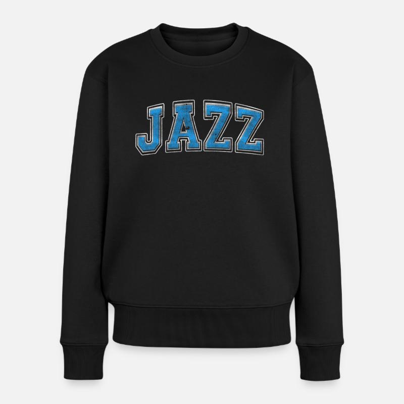 Jazz Varsity Grunge - Pull Premium bio Femme - noir