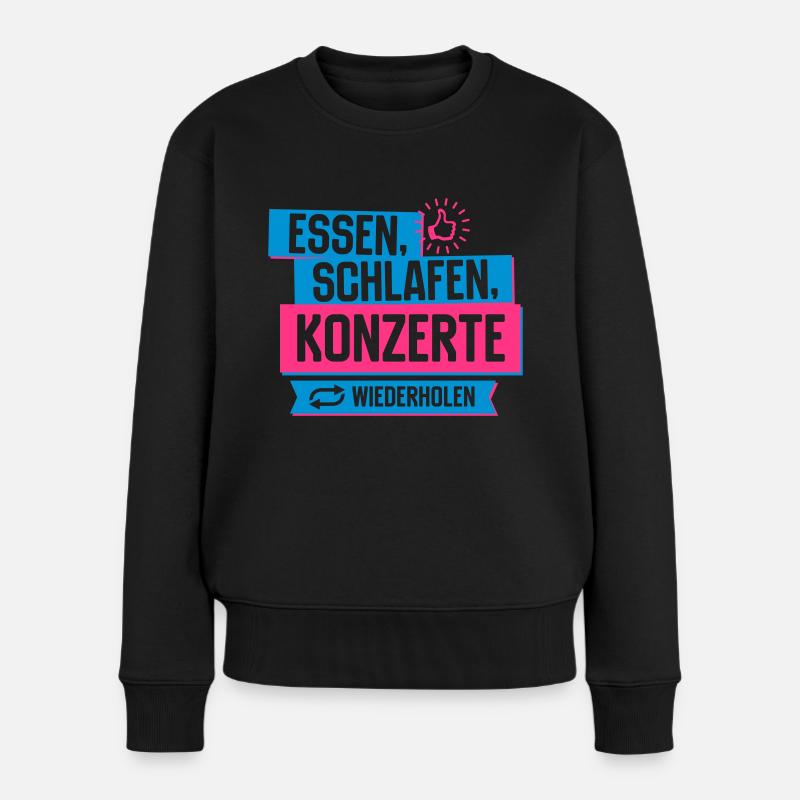 Hobby Konzerte - Frauen Premium Bio Pullover - Schwarz