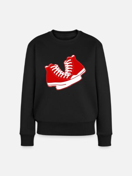 chaussures old school - Women's Premium Organic Jumper - black