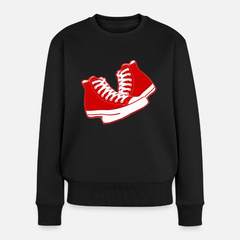 chaussures old school - Women's Premium Organic Jumper - black