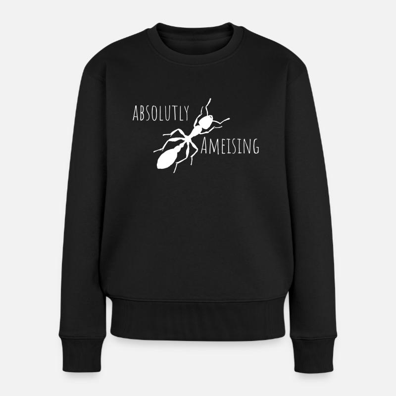 améise - Pull Premium bio Femme - noir