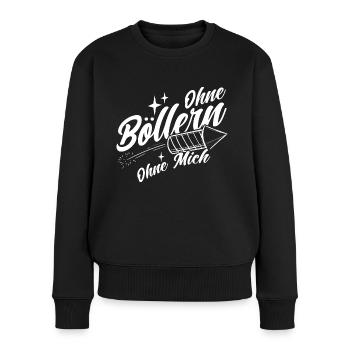 Feuerwerk Silvester Feuerwerker Geschenk - Frauen Premium Bio Pullover - Schwarz - Vorne - Julia (174cm)