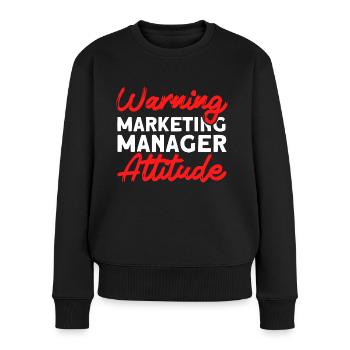 Hiring Marketing Manager Digital Marketing - Women's Premium Organic Jumper - black - Front - Julia (174cm)