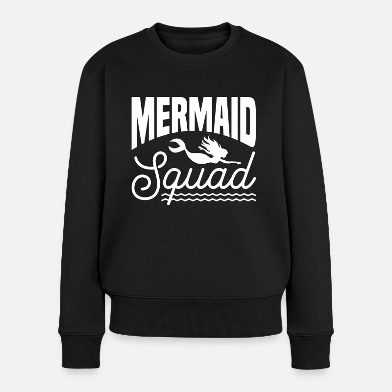 Sommer - Frauen Premium Bio Pullover - Schwarz