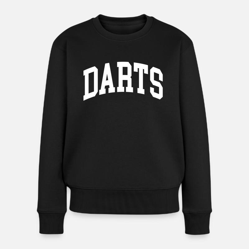 Darts - Frauen Premium Bio Pullover - Schwarz
