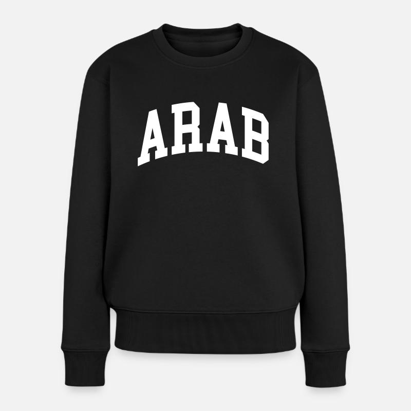 Arab - Women's Premium Organic Jumper - black