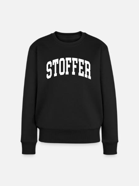 Stoffer - Frauen Premium Bio Pullover - Schwarz