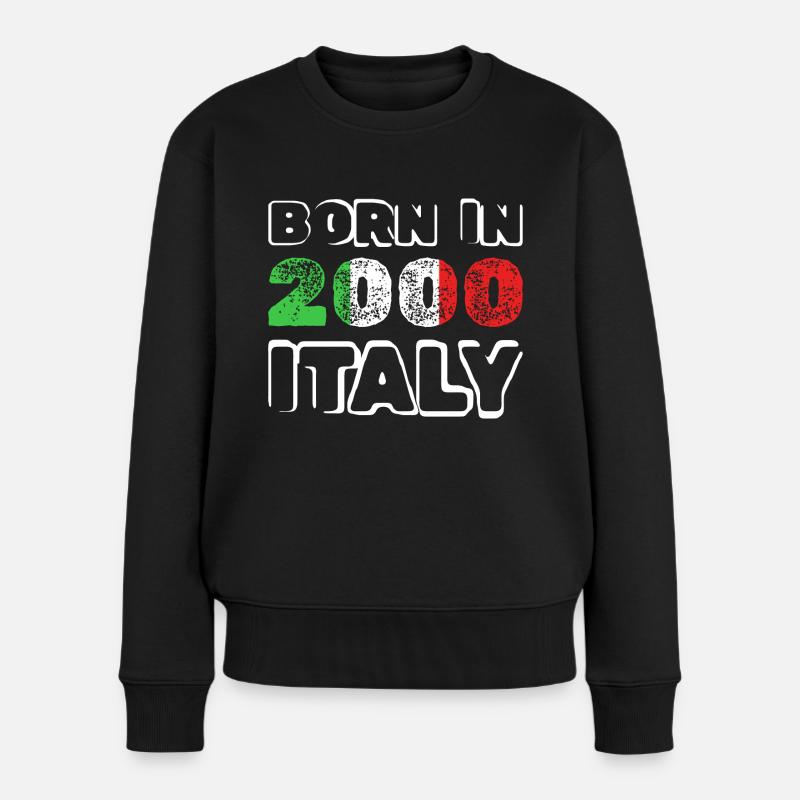 2000 - Frauen Premium Bio Pullover - Schwarz