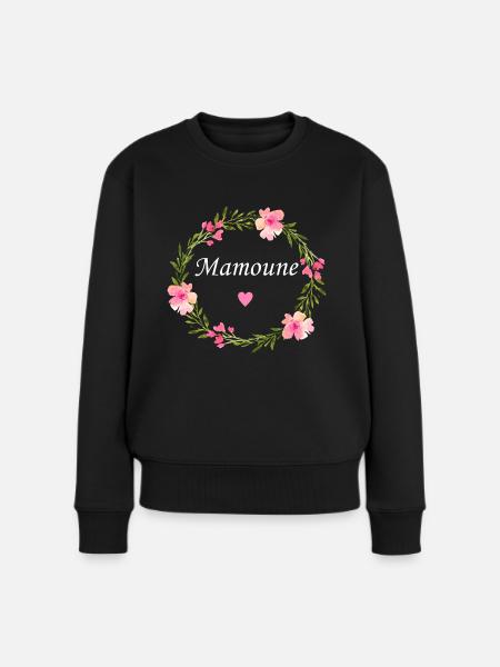 Mamoune - Pull Premium bio Femme - noir