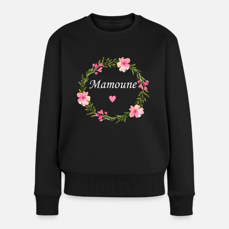 Mamoune - Pull Premium bio Femme - noir