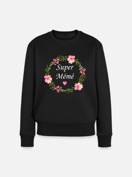 Super mémé - Pull Premium bio Femme - noir