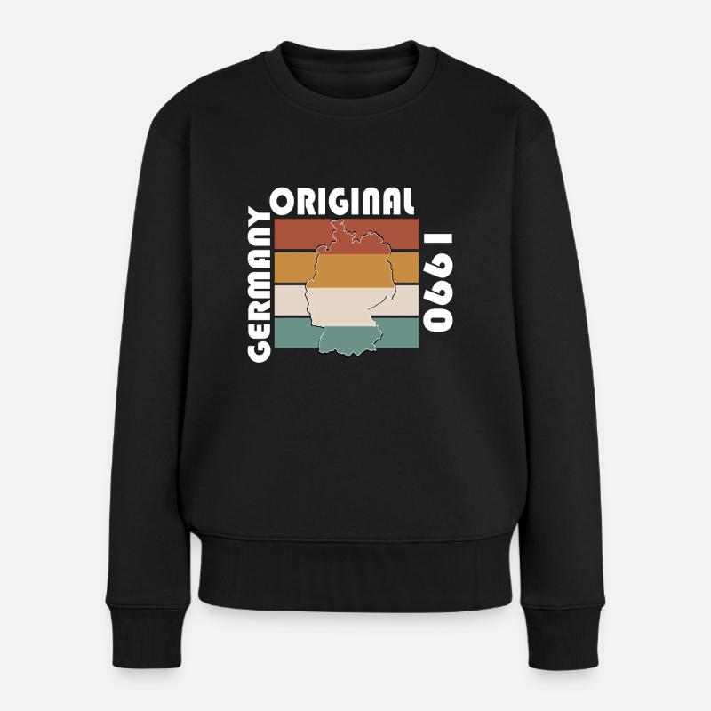 Deutschland Original - Frauen Premium Bio Pullover - Schwarz