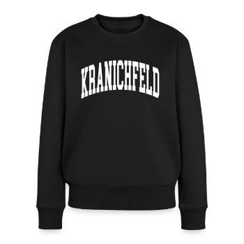 Crane Field - Women's Premium Organic Jumper - black - Front - Julia (174cm)