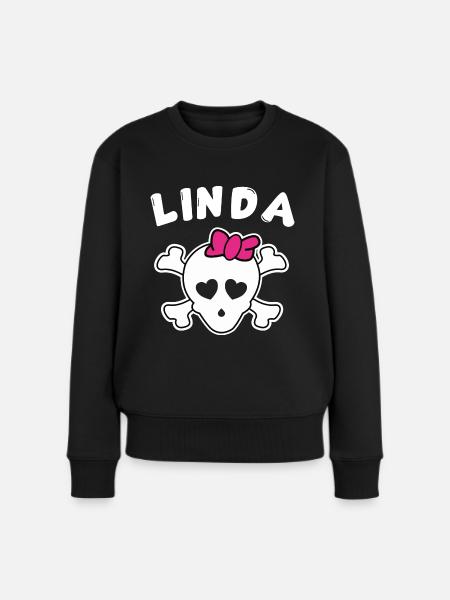 Pirate Linda Design pour les filles et les femmes - Pull Premium bio Femme - noir
