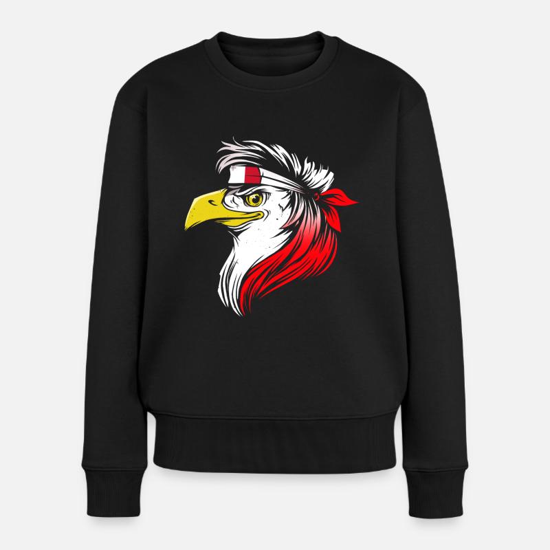 Malta - Frauen Premium Bio Pullover - Schwarz
