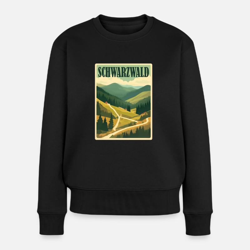 Black Forest - Women's Premium Organic Jumper - black