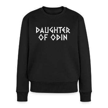 Daughter Of Odin - Frauen Premium Bio Pullover - Schwarz - Vorne - Julia (174cm)