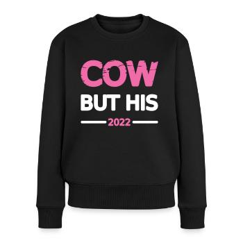 Zicke Pärchen 2022 Frau Design Motiv Grunge Vector - Frauen Premium Bio Pullover - Schwarz - Vorne - Julia (174cm)