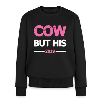 Zicke Pärchen 2019 Frau Design Motiv Grunge Vector - Frauen Premium Bio Pullover - Schwarz - Vorne - Julia (174cm)