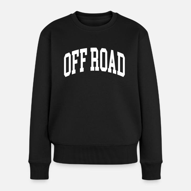 Off Road - Frauen Premium Bio Pullover - Schwarz