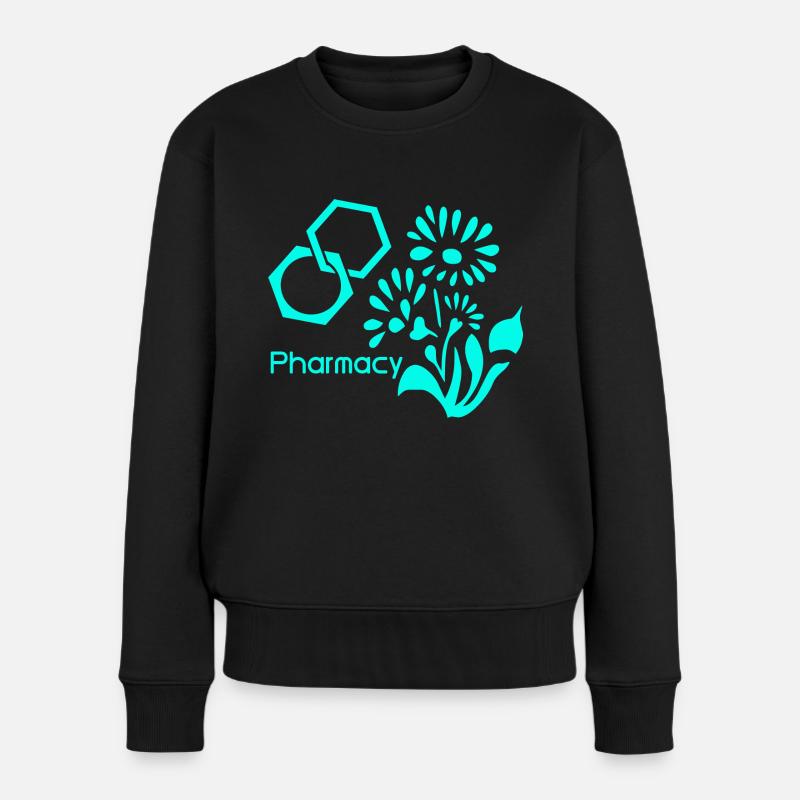 Pharmacy - Frauen Premium Bio Pullover - Schwarz