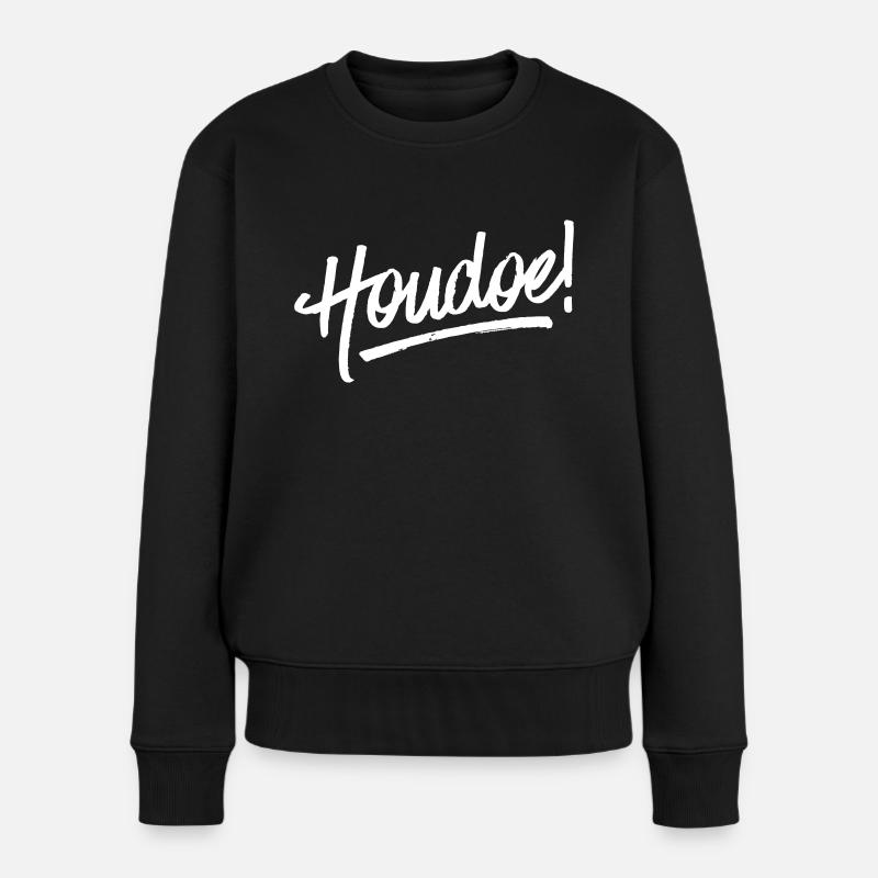 Bye! - Women's Premium Organic Jumper - black
