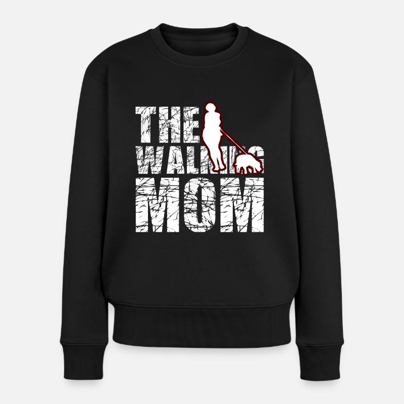 The walking mom - Pull Premium bio Femme - noir