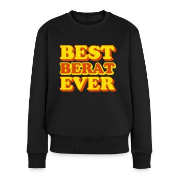 Berat Vorname Lustiges Geschenk - Frauen Premium Bio Pullover - Schwarz - Vorne - Julia (174cm)